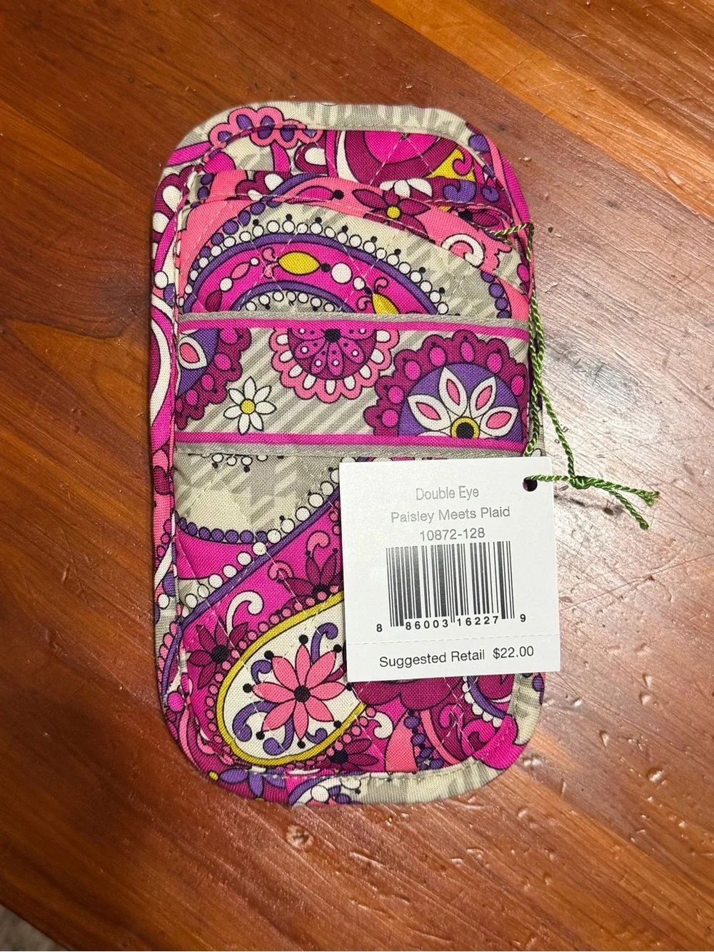 NWT Vera Bradley Set “Paisley Meets Plaid”Tote with 5 Matching Accessories